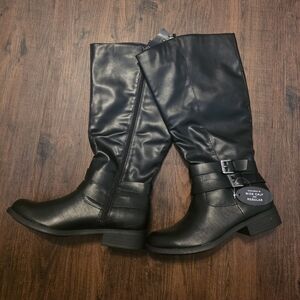 NWT Style & Co. Malia Buckled Riding Boots Wide Calf